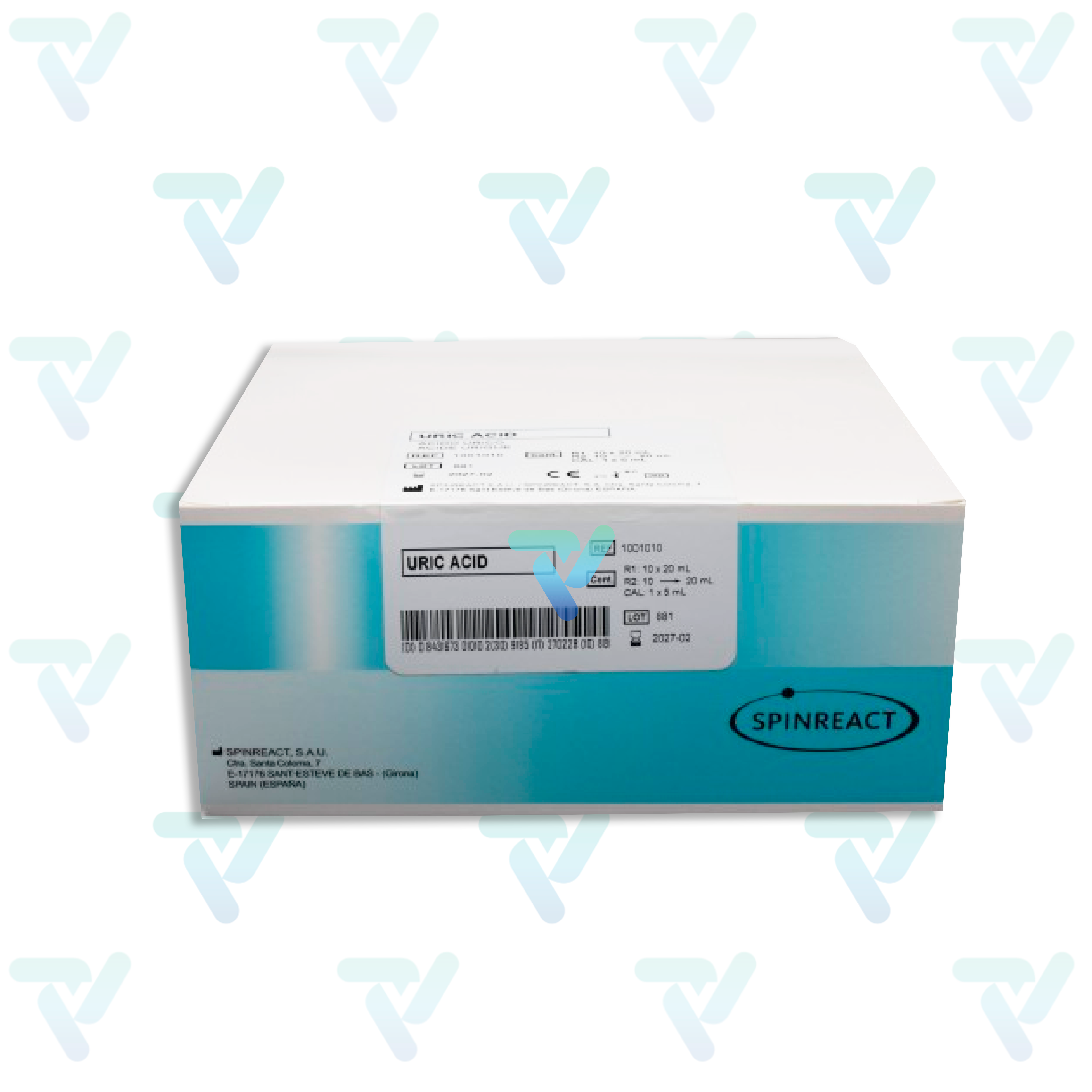 Ácido Úrico 10x20 ml  - Spinreact