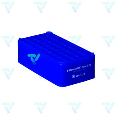 Gradilla S-Monovette Azul Rack D12 50 orificios pieza - Sarstedt Sarstedt