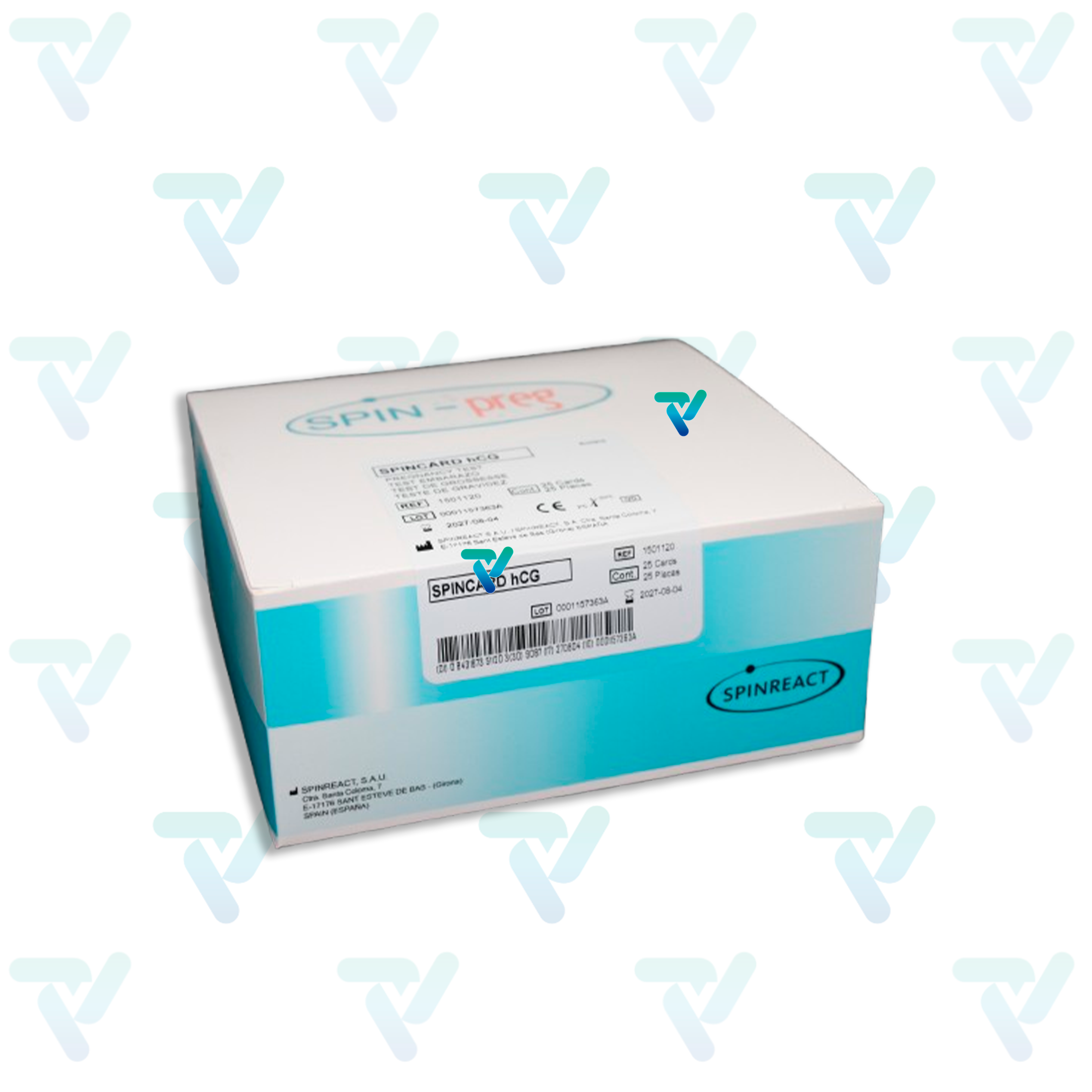 HCG Embarazo Tiras c/50 - Spinreact