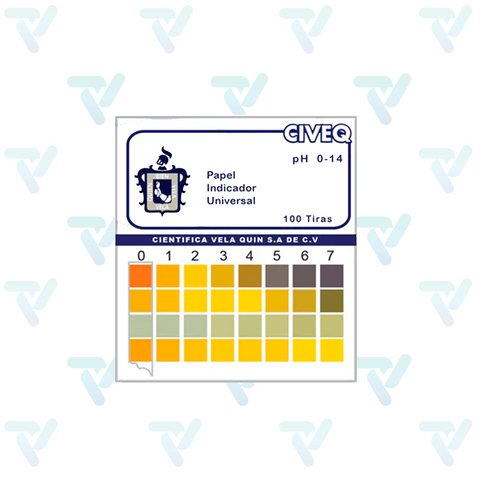 Tiras de pH 0-14. Civeq Civeq