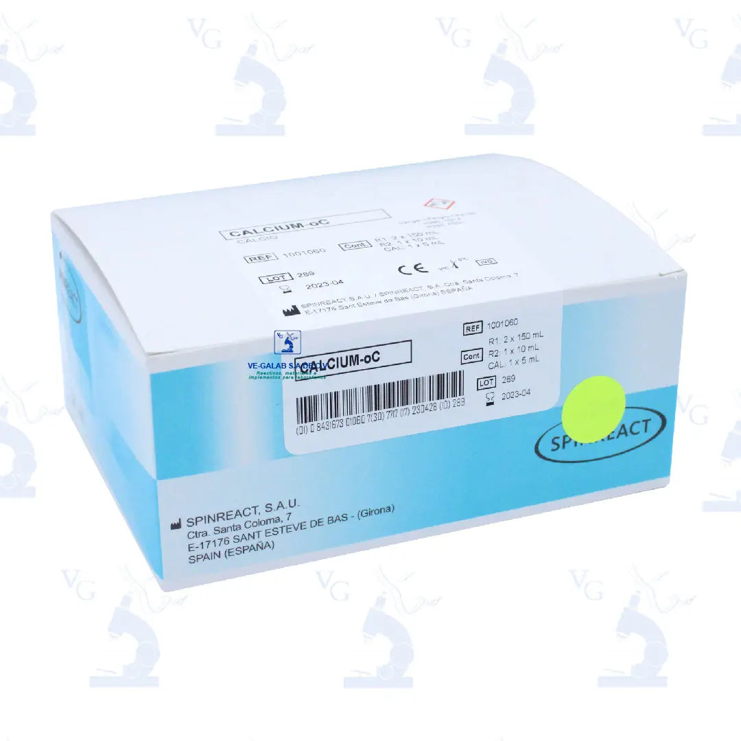 Calcio Orto-cresolfataleína 2X150 mL Spinreact