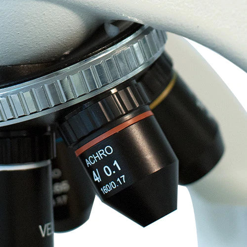 Objetivos Acromáticos 100x retractil de inmersión. Modelo VE-09 Velab