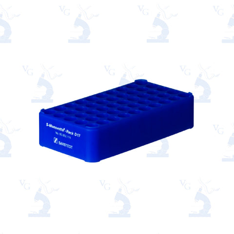 Gradilla S-Monovette®-Rack D17, 50 orificios, PP, AZ Sarstedt